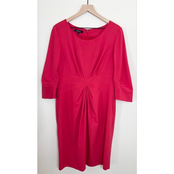 Lafayette 148 New York Women’s 3/4 Quarter Sleeve Midi Dress - Picture 5 of 14